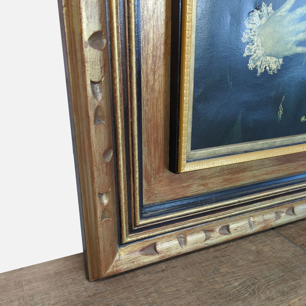 "The Nobleman with his Hand on his Chest" Vintage Framed Print