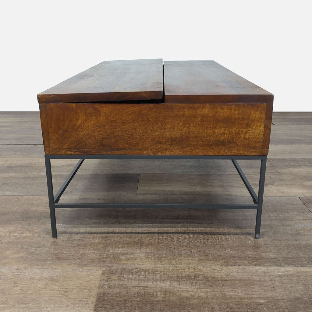 West Elm Industrial Storage Pop-Up Coffee Table