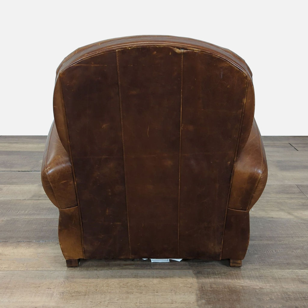 Mitchell Gold Traditional Leather Club Chair