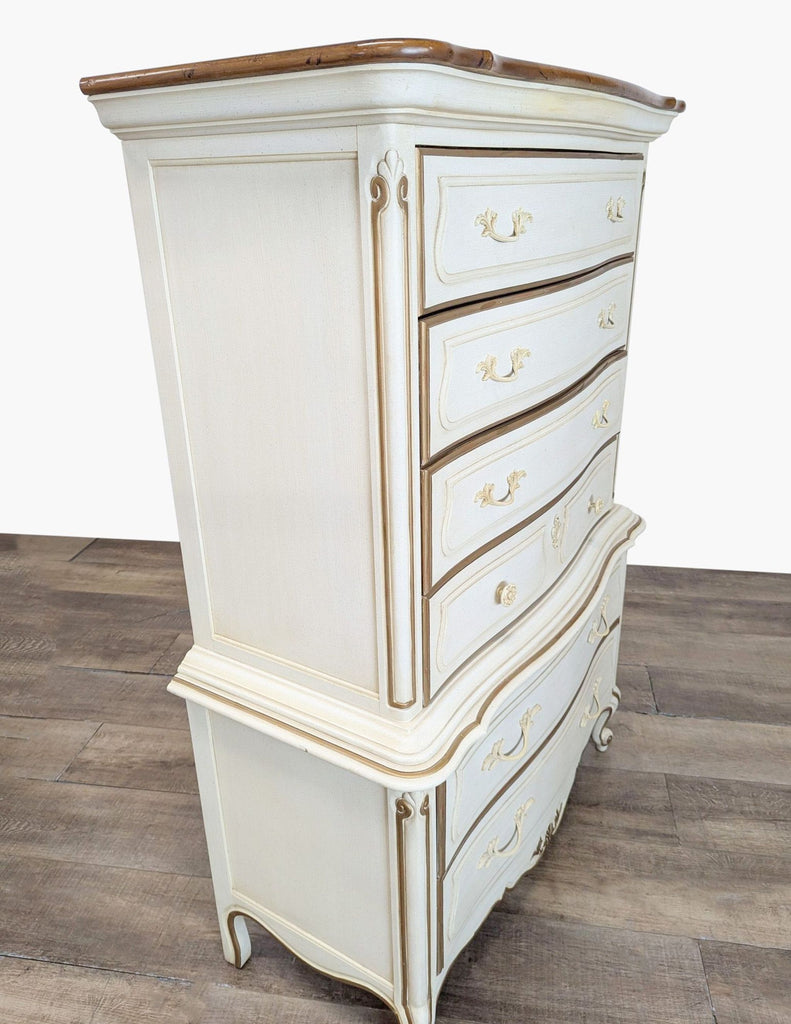 Drexel Heritage French Provincial 6-Drawer Highboy Dresser