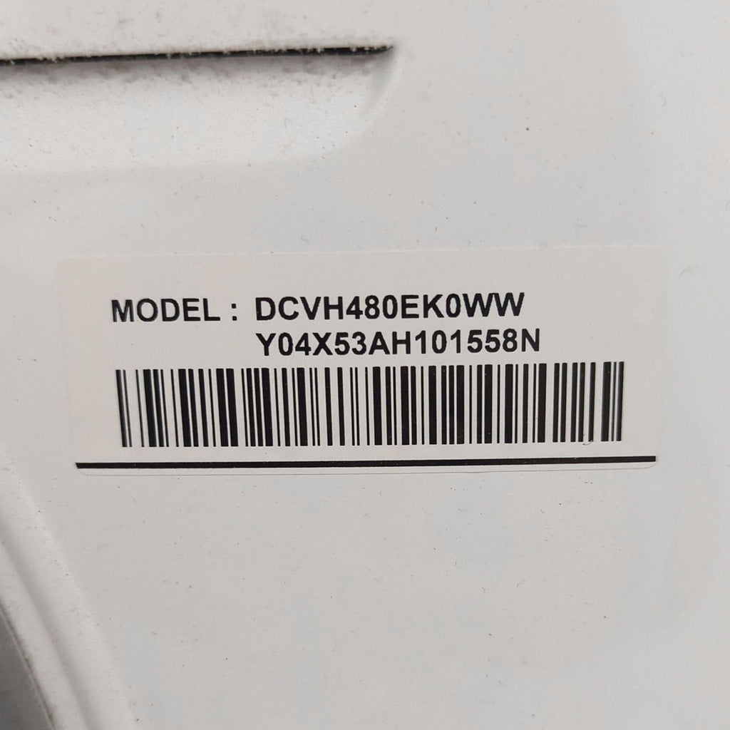 GE DCVH480EKWW Electric Dryer