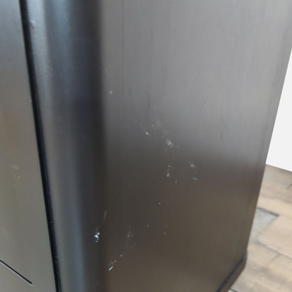 Crate and Barrel Tall Black 7-Drawer Chest