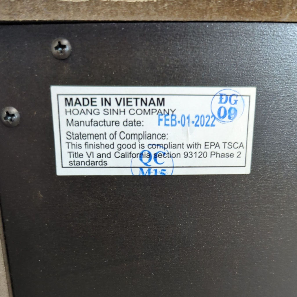 Brooks Two Drawer Solid Wood Nightstand