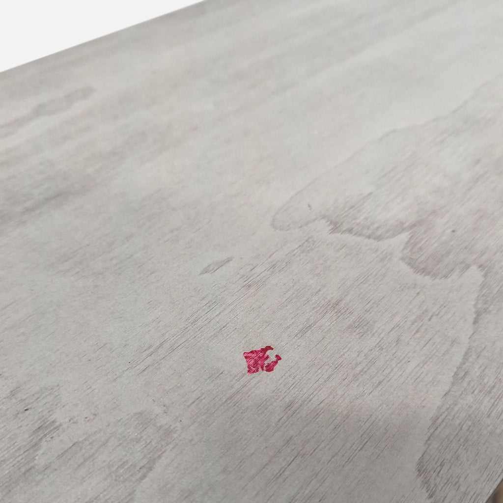 Wood Two Drawer Console Table with Shelf