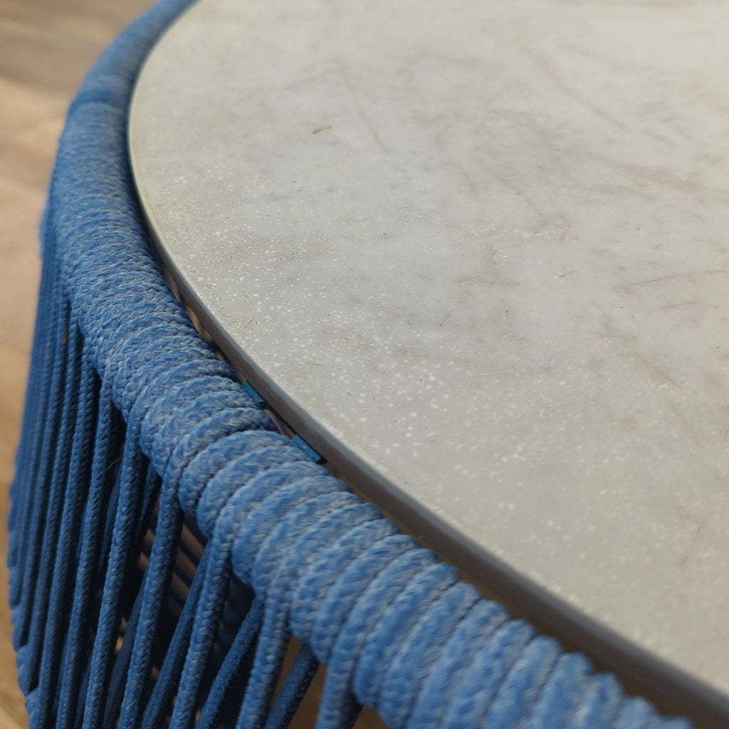 Stone Top Outdoor Cocktail Table