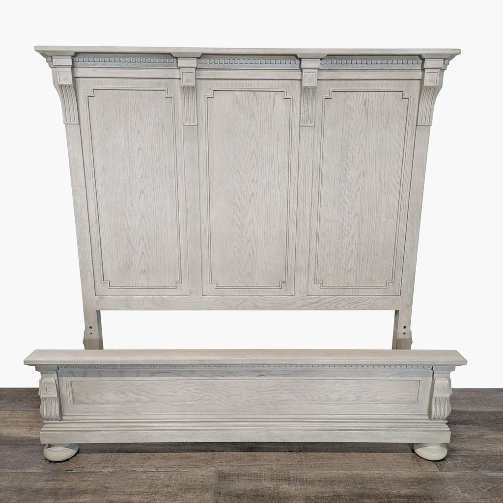 Restoration Hardware Queen Size St. James Panel Bed with Footboard