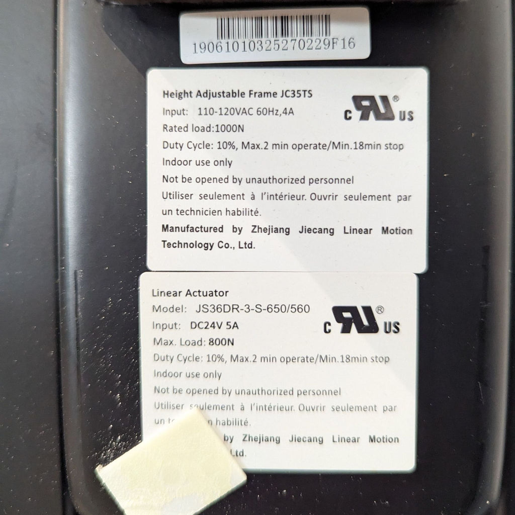 Jarvis Fully Adjustable Height Desk