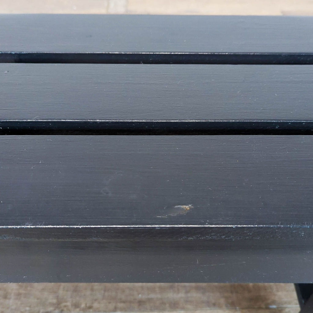 Three Plank Wood Bench