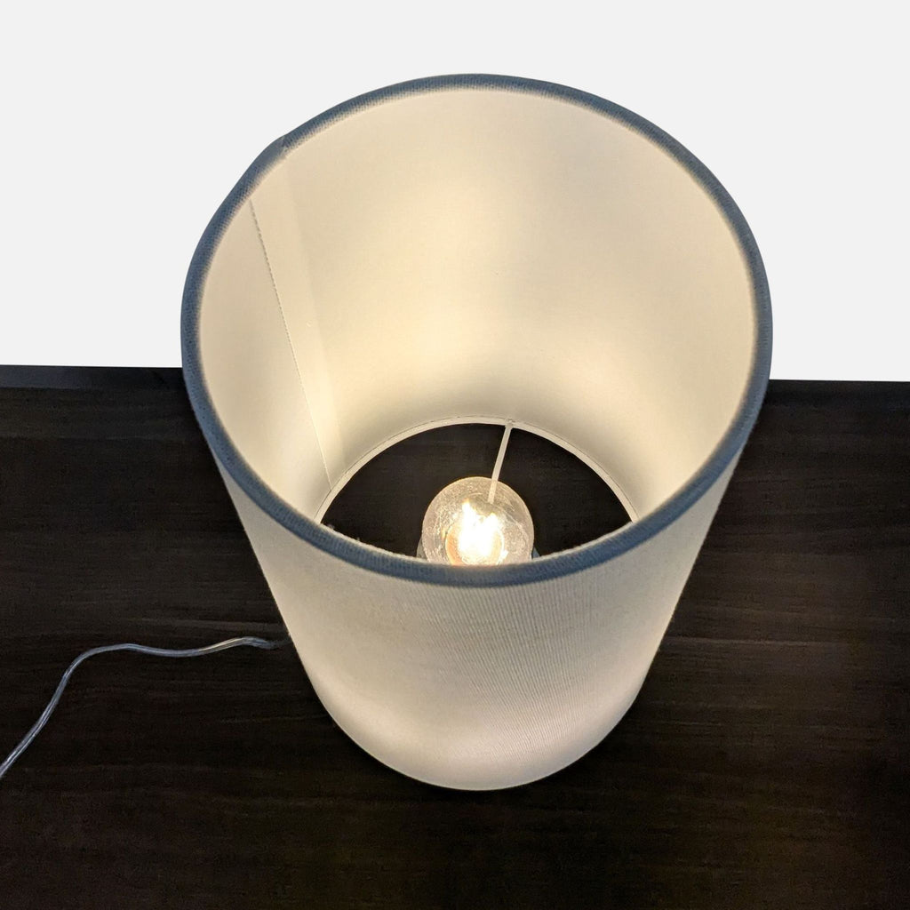 Lillian August Halcyon Faceted Crystal Table Lamp