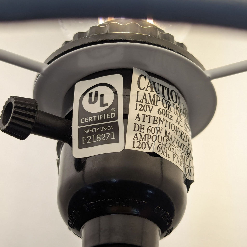 Lillian August Halcyon Faceted Crystal Table Lamp