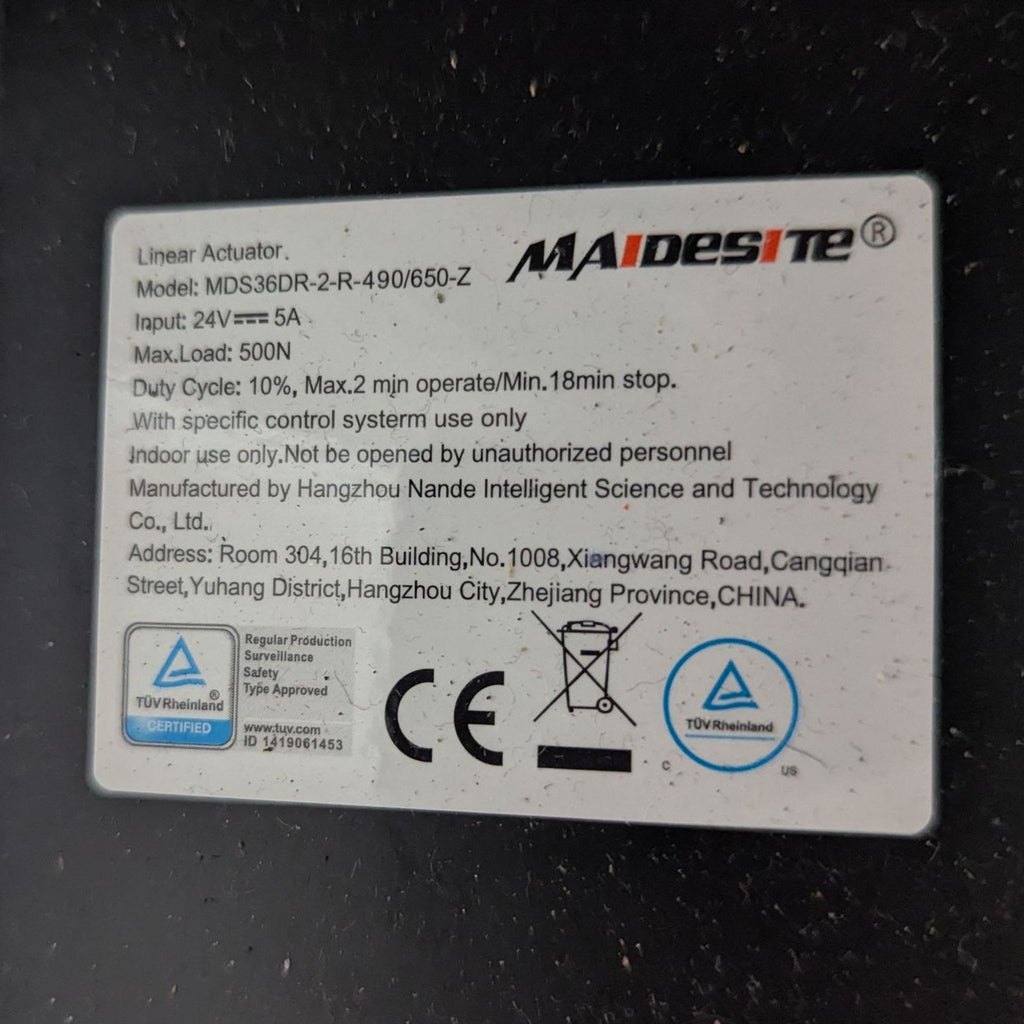 Maidesite Electric Height Adjustable Standing Desk