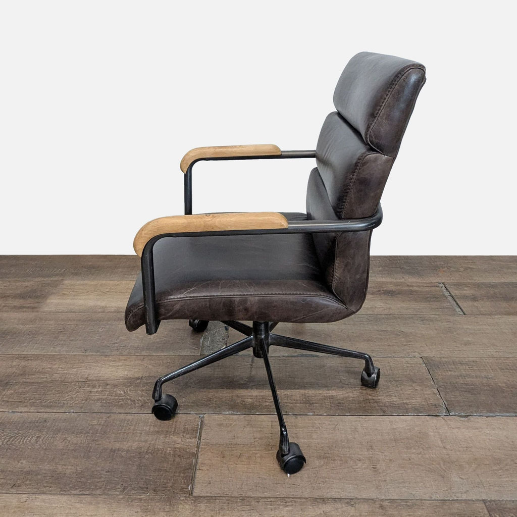 Brown Leather Office Chair - Accepted Offer (25.00% discount)