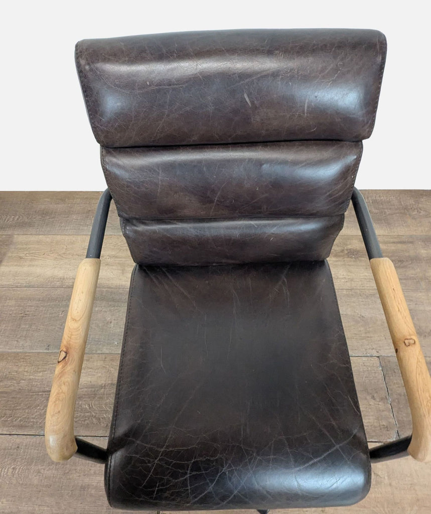 Brown Leather Office Chair - Accepted Offer (25.00% discount)