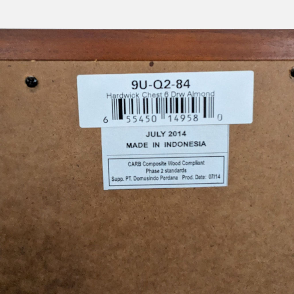 Modern Hardwick 6-Drawer Chest