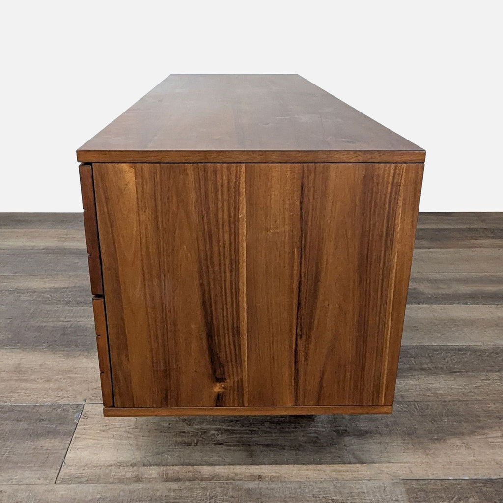 CB2 Linear Low 4-Drawer Wood Dresser