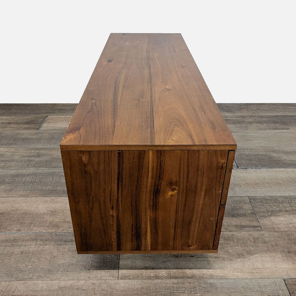 CB2 Linear Low 4-Drawer Wood Dresser