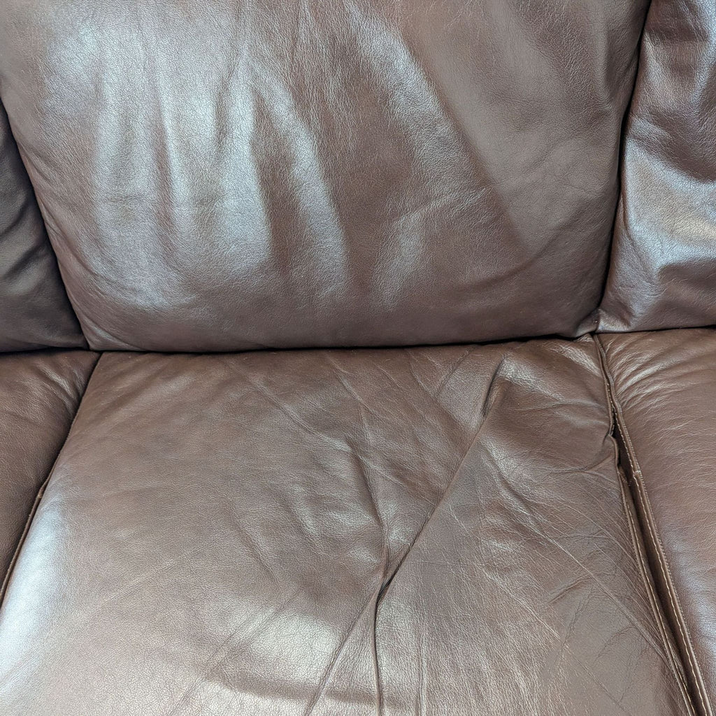 Natuzzi Classic Leather 3-Seat Sofa