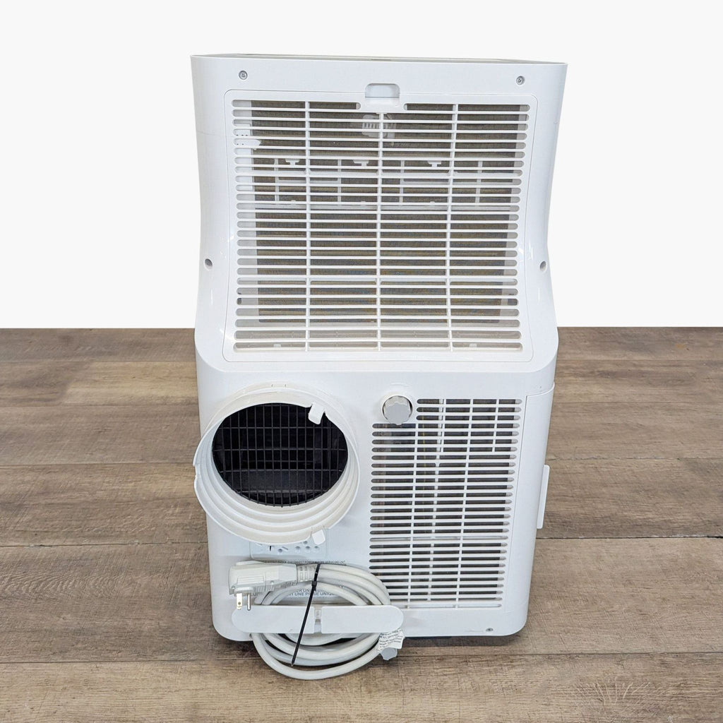 3. Rear view of Home portable air conditioner showing air vent and cord, designed for efficient, movable cooling.