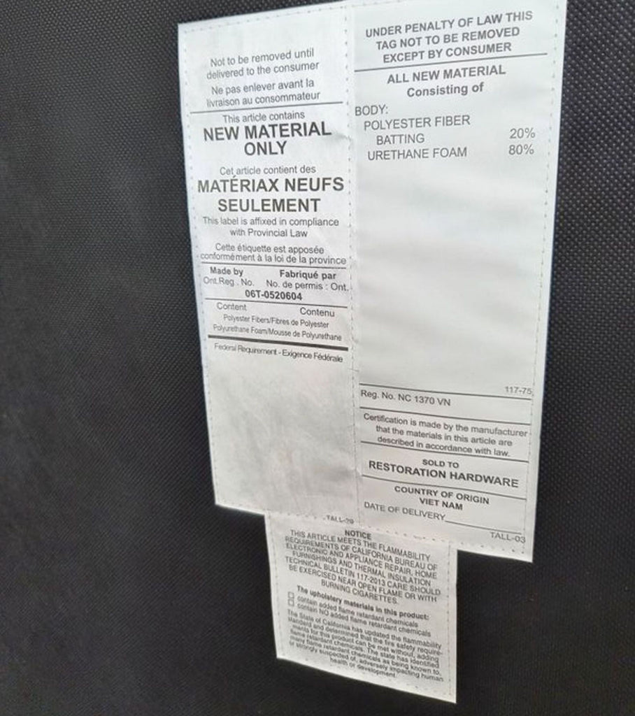 Restoration Hardware Modern Lounge Chair with Ottoman