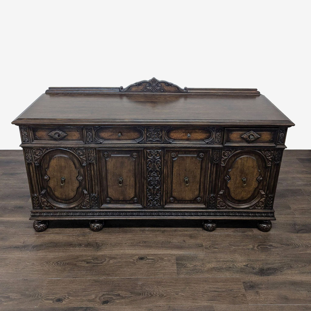 Antique Wood Sideboard