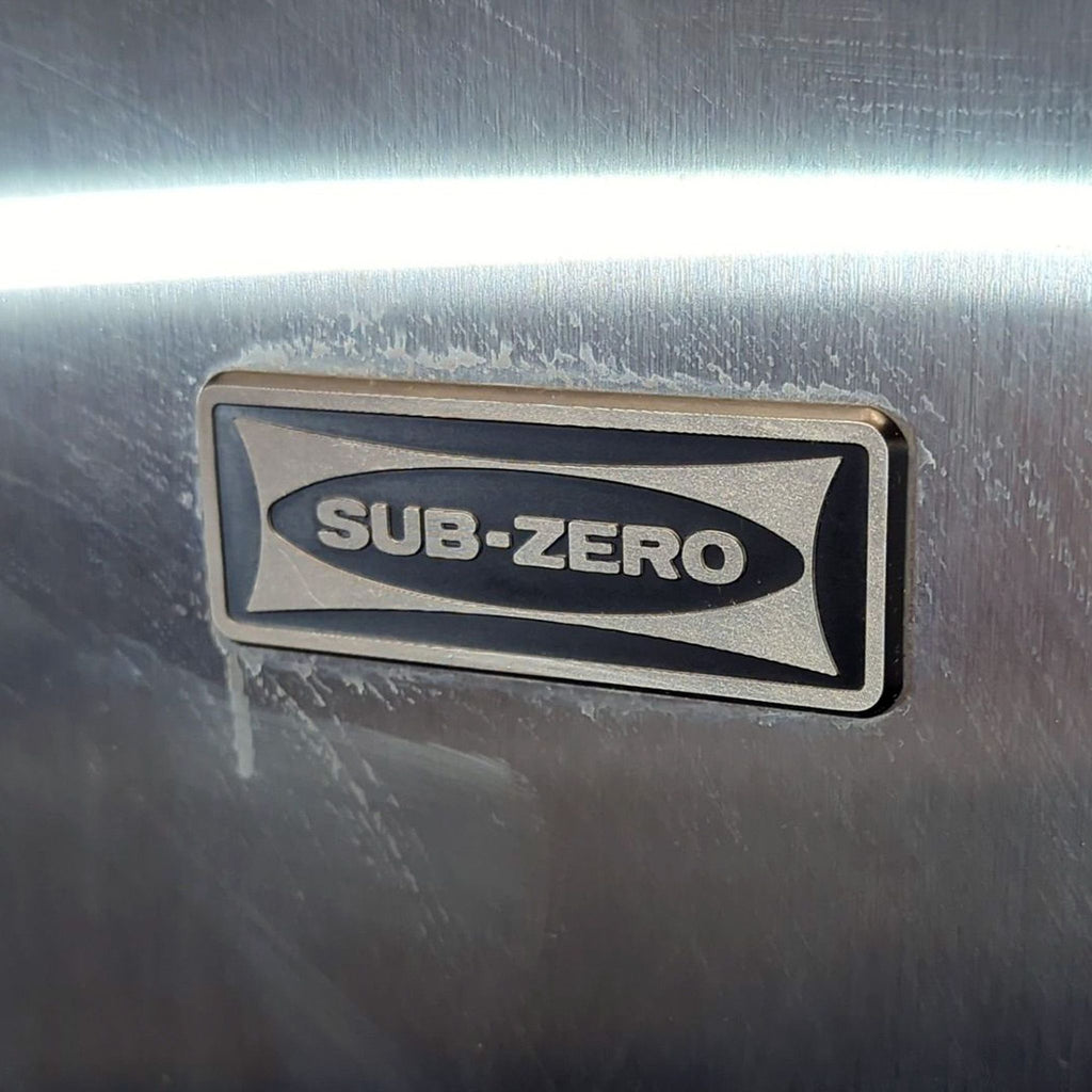 Sub-Zero Stainless Steel Side-by-Side Refrigerator with Water and Ice Dispenser