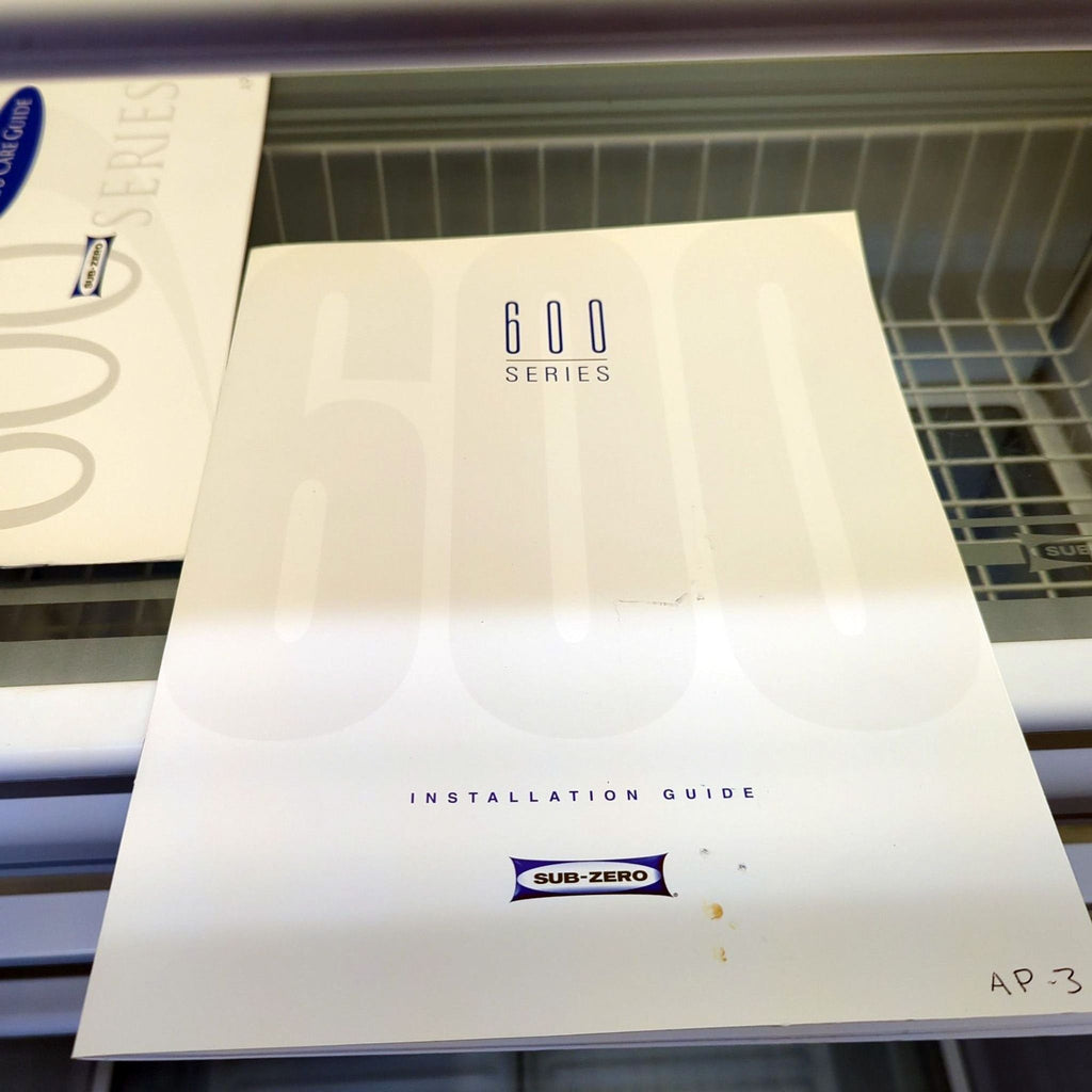 Sub-Zero Stainless Steel Side-by-Side Refrigerator with Water and Ice Dispenser