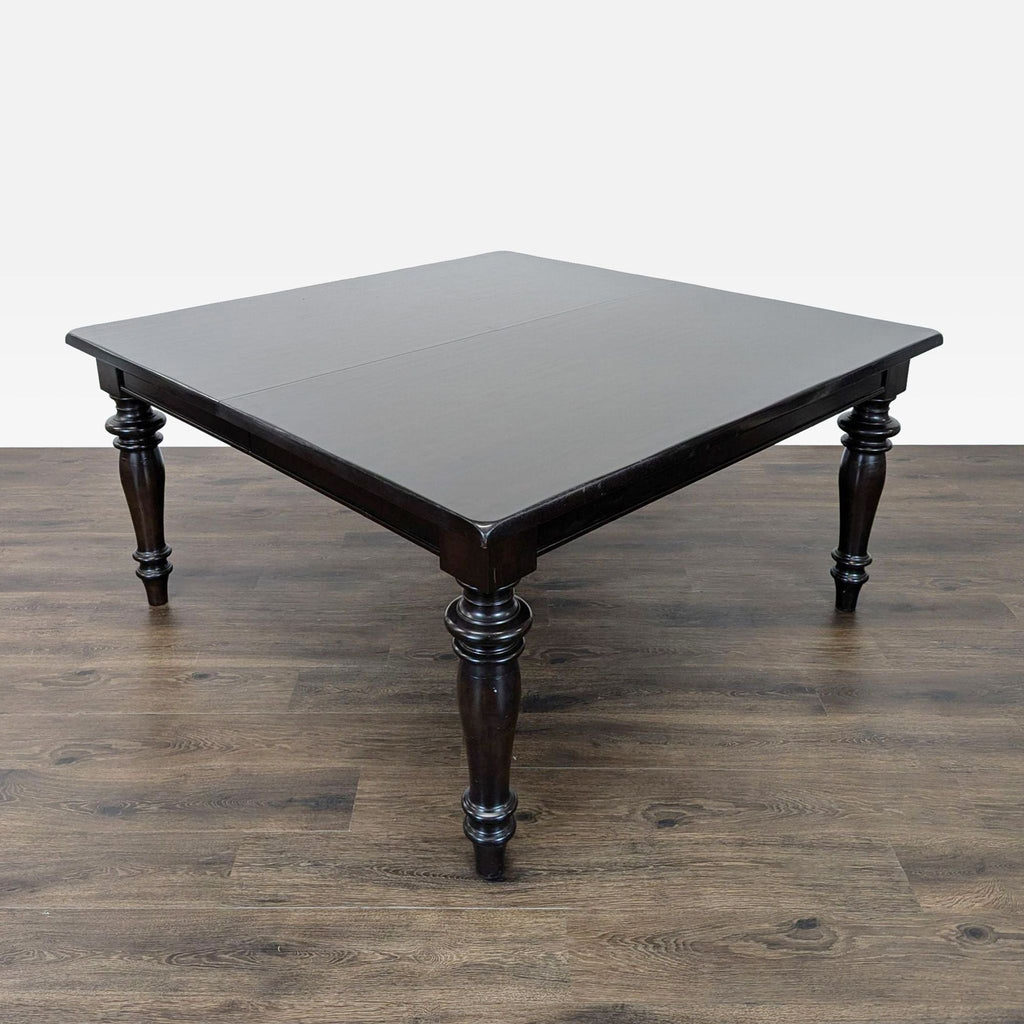 Wood Dining Table with Two Leaves