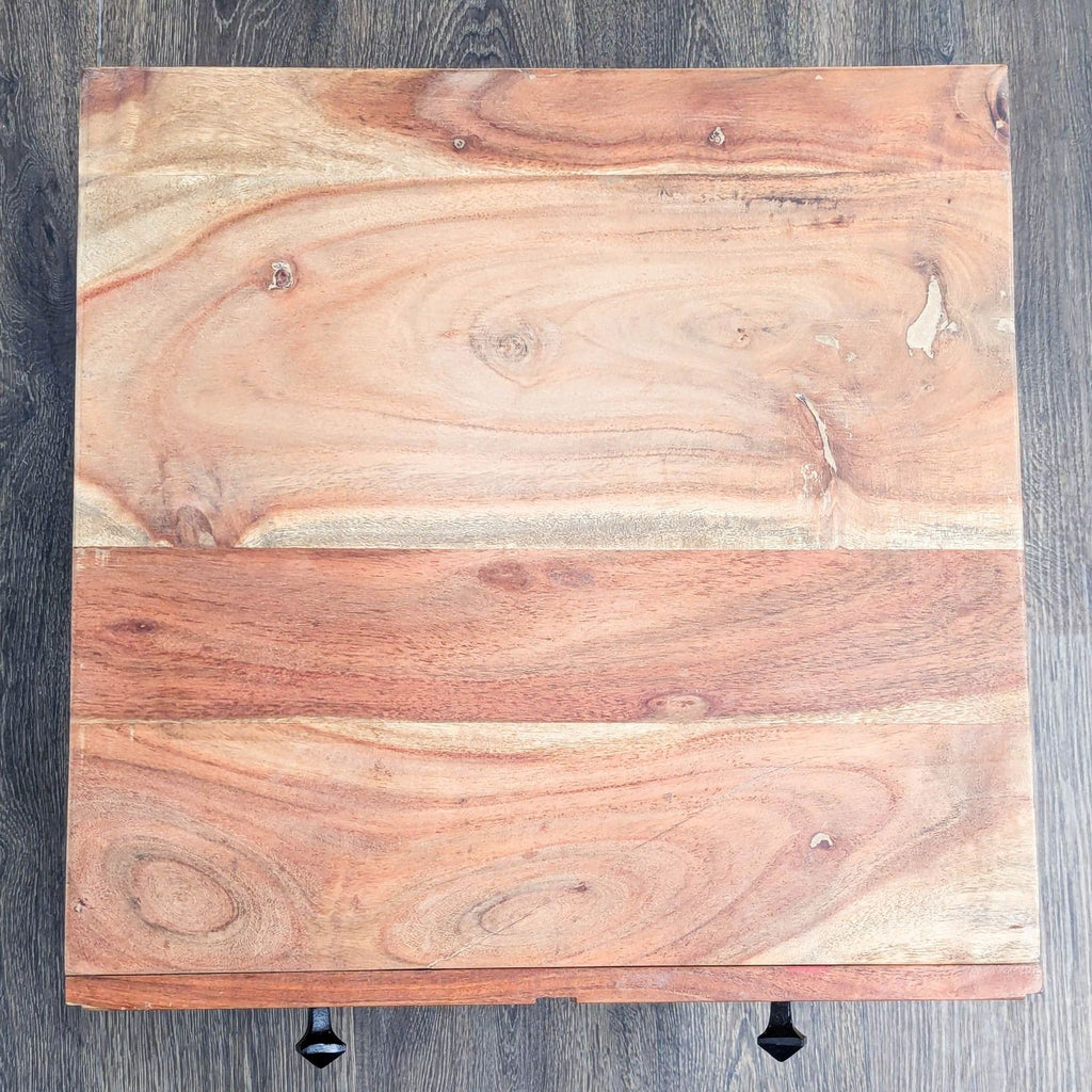 One Drawer Reclaimed Wood Nightstand