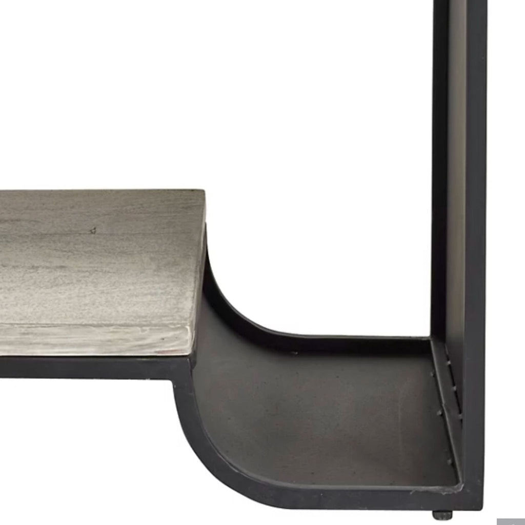 Arteriors Home Epton Modern 3-Tier Bookshelf with Metal Frame