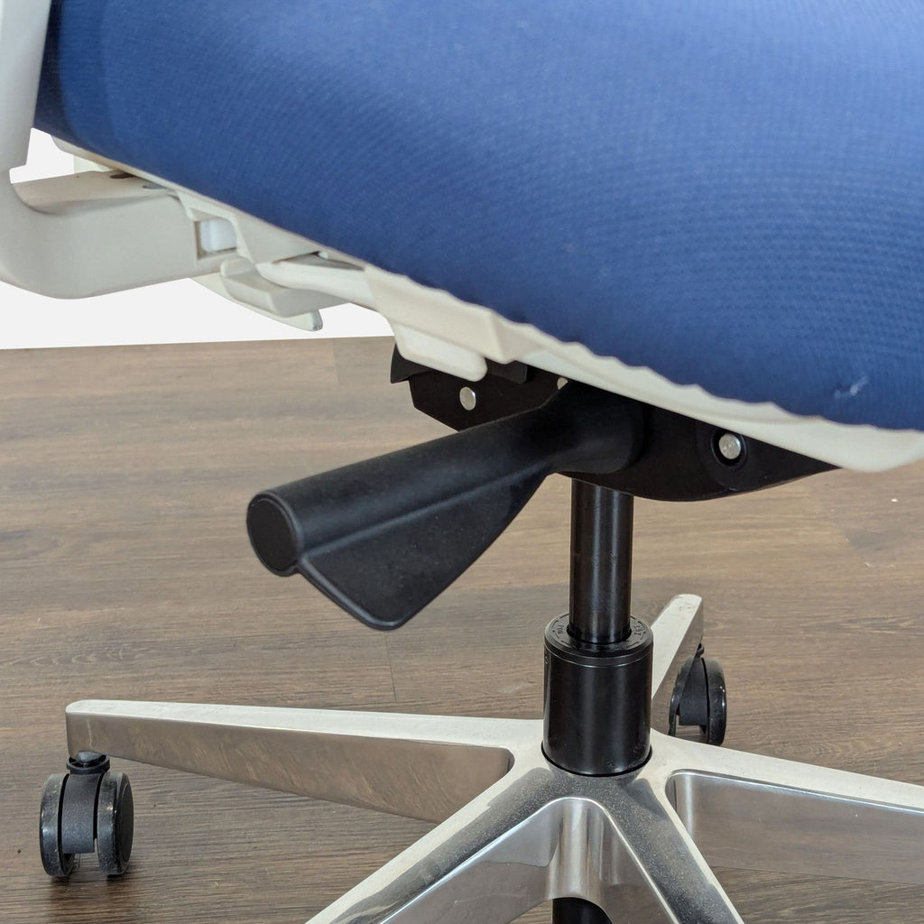Uplift Envoke Blue Ergonomic Office Chair with Adjustable Headrest