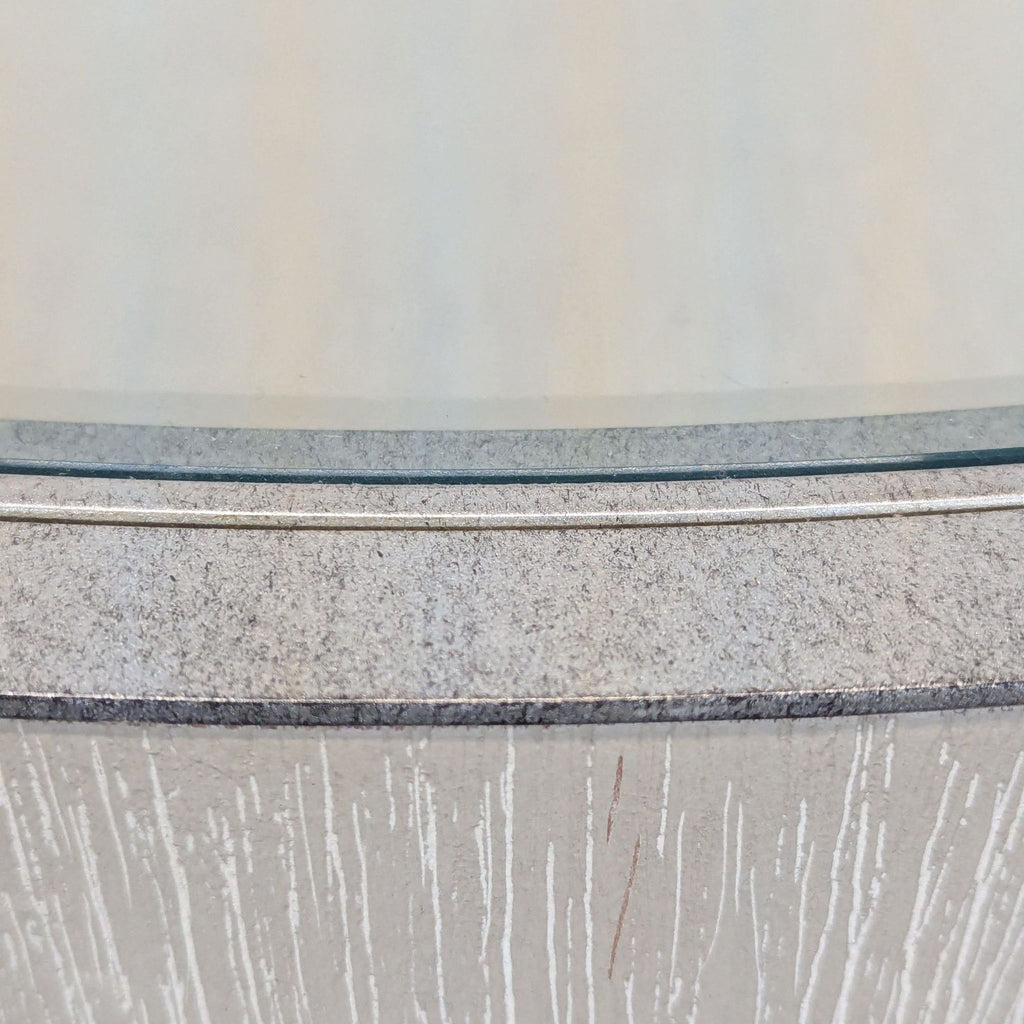 Glass Top Coffee Table with Drawer and Shelf