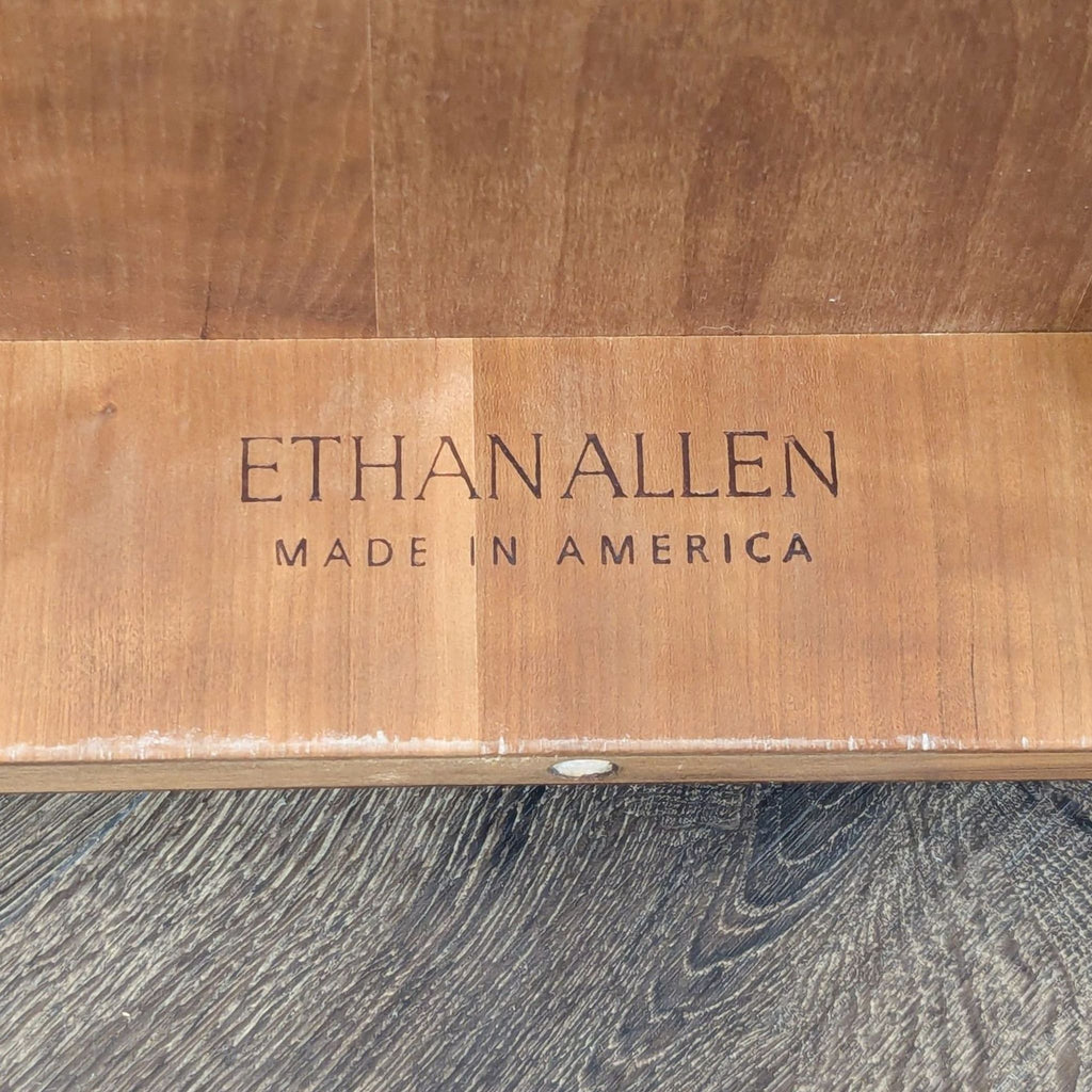 Circular table with two leaves to make two different sized ovals. 2 armed host chairs and 5 other chairs. Also 1 damaged chair which could be repaired. 
One leaf is installed. 
View of legs and base. 
Showing leaf mechanism. 
Side chair and host chai