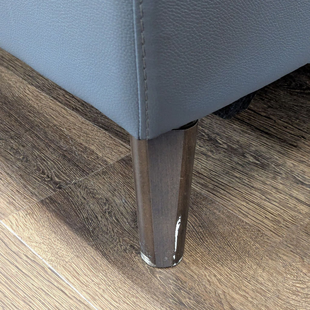 Couch is electric and each side reclines with button on sides to almost flat.
7ft x 3 ft