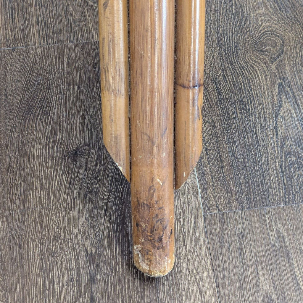 4-Seater Rattan Dining Set with Glass Table and Patterned Cushions