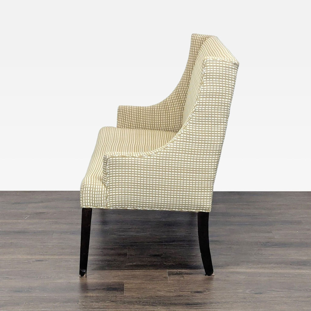 Upholstered Bench on Wood Legs