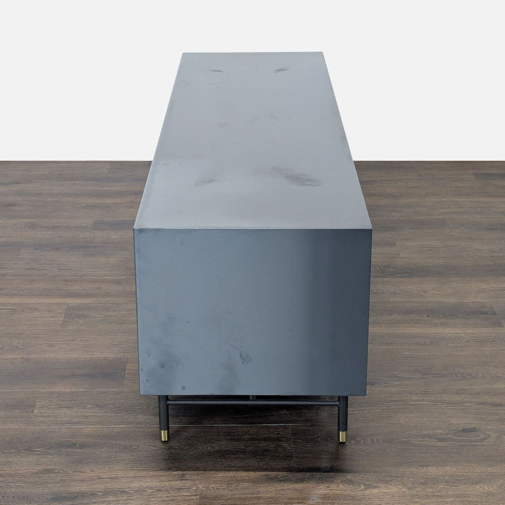 West Elm Modernist Wood and Lacquer Media Console