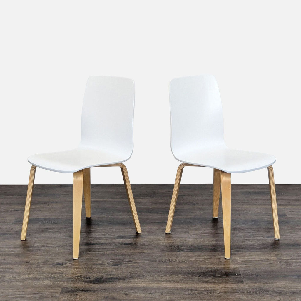 Set of Two Anthropologie Tamsin Bentwood Dining Chair