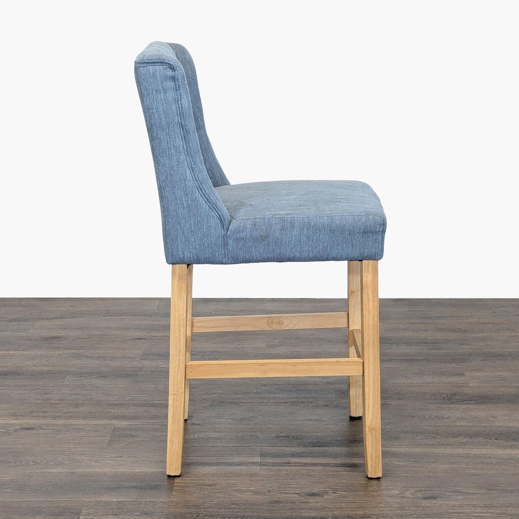 Noble House Home Wingback Button Tufted Bar Stool