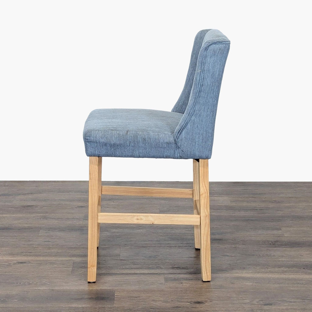 Noble House Home Wingback Button Tufted Bar Stool