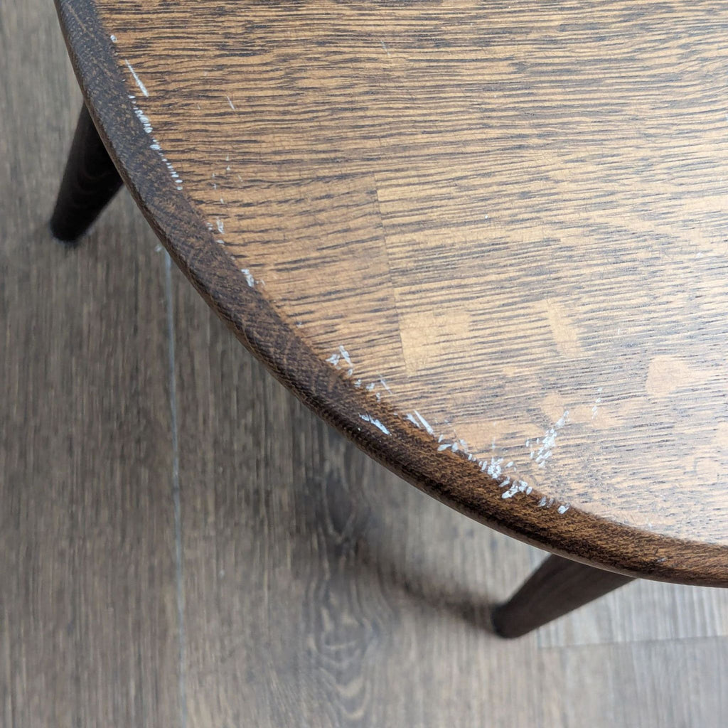 Set of Three Mid-Century Modern Style Wood Nesting Tables