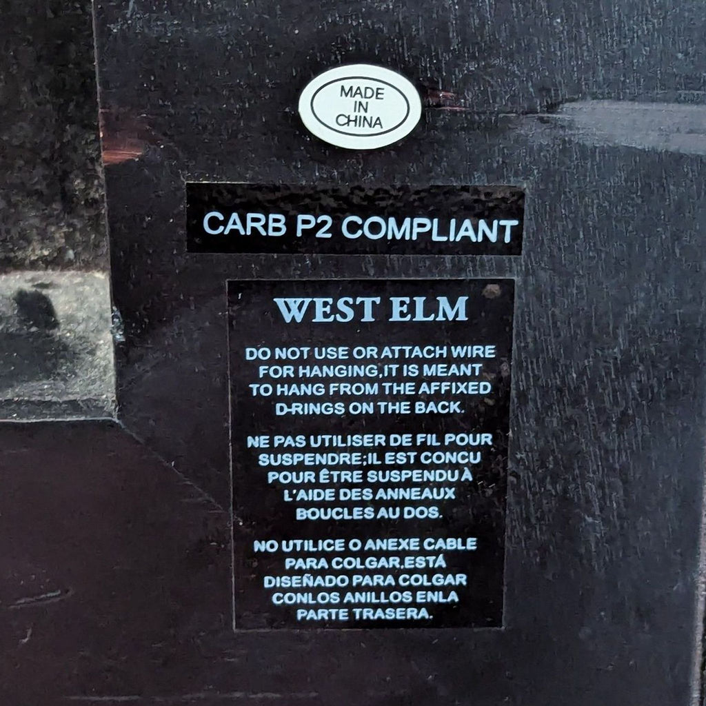 West Elm Wood Framed Floor Mirror