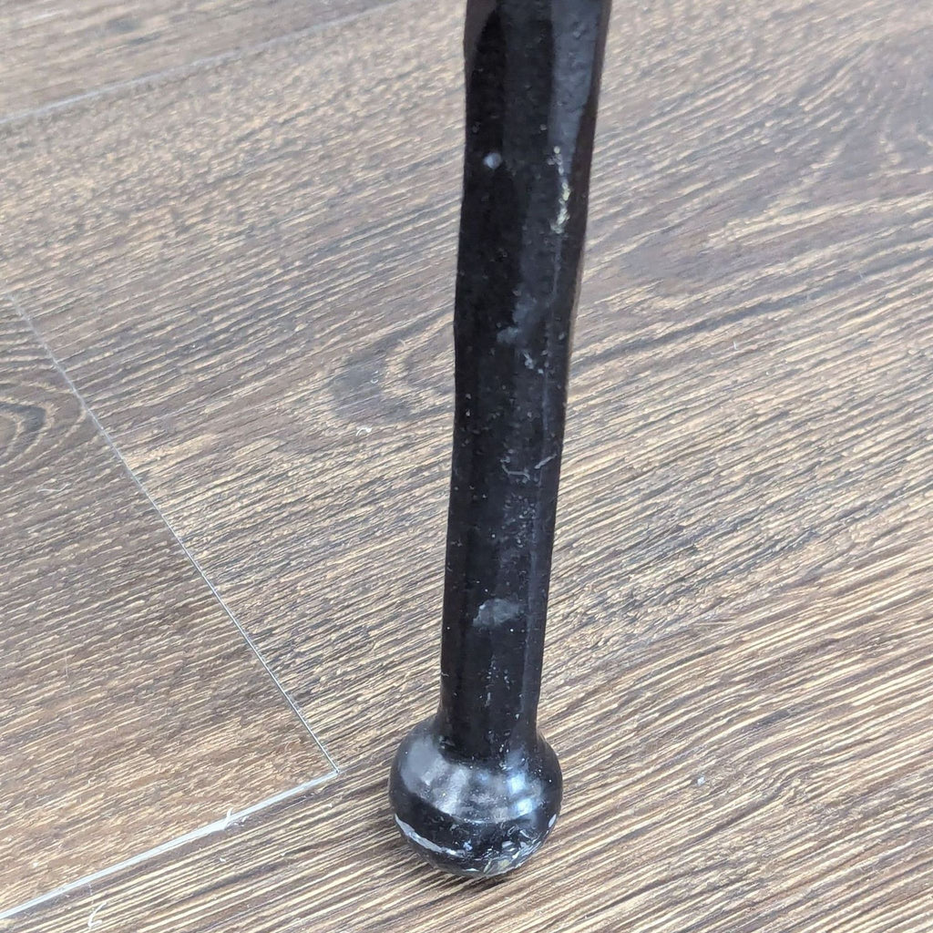 Anthropologie Bara Floral Velvet Lounge Chair with Swan Motif