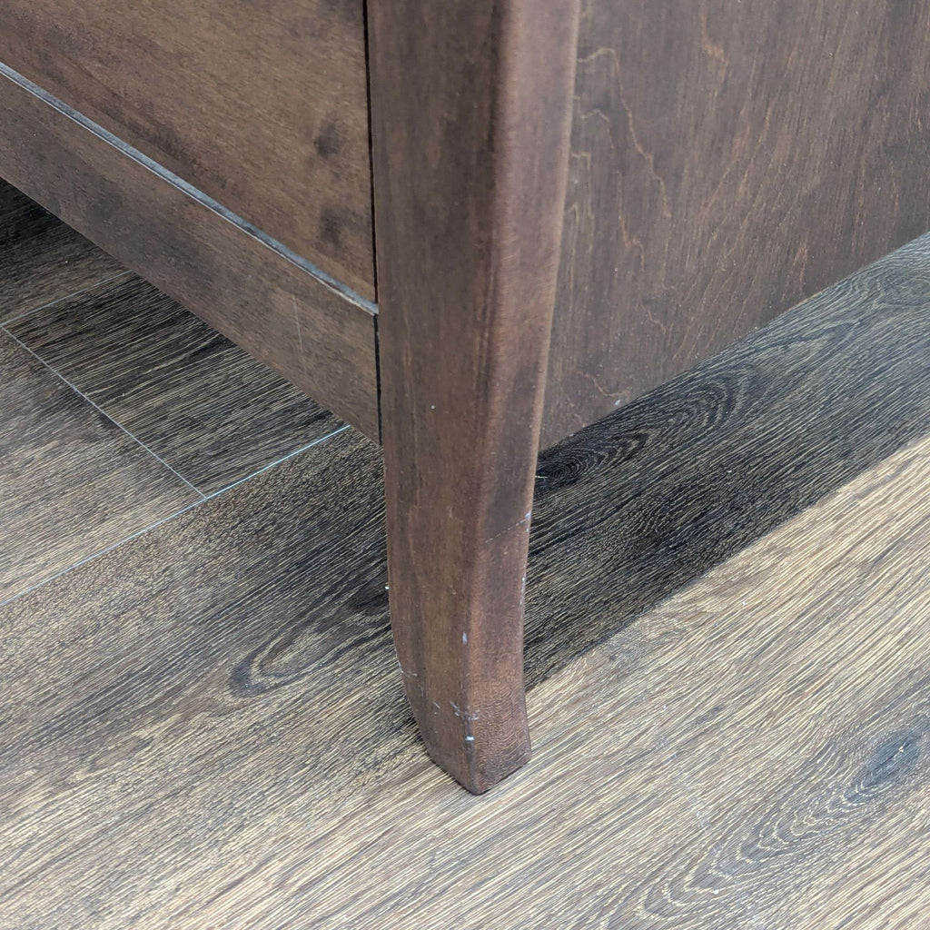 Baronet Maple 6-Drawer Dresser in Dark Wood Finish