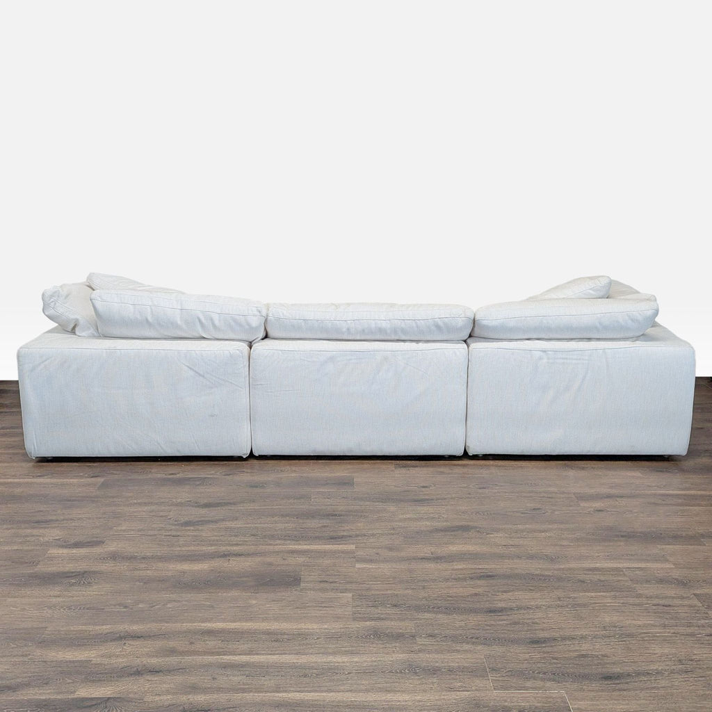Restoration Hardware Cloud 3-Seat Modern White Sofa
