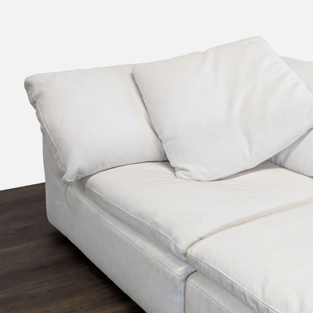 Restoration Hardware Cloud 3-Seat Modern White Sofa
