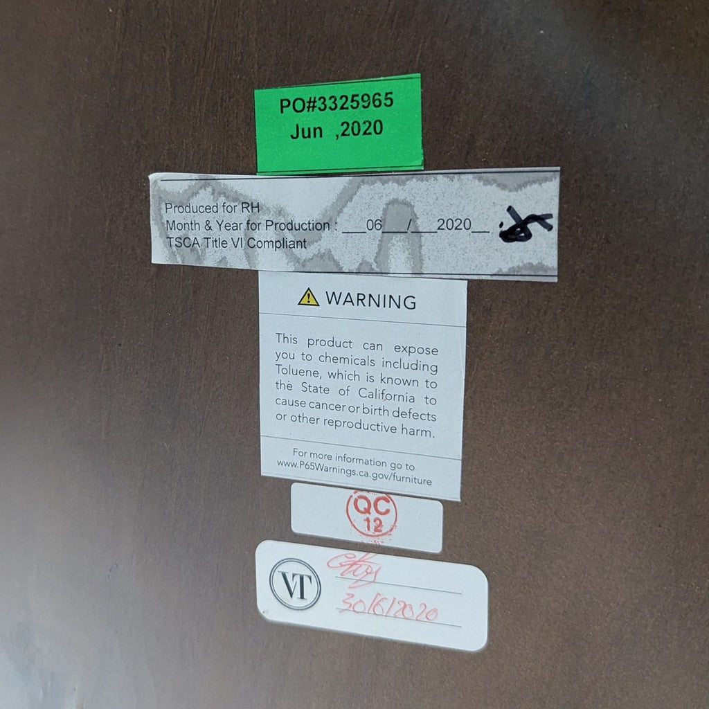 Restoration Hardware Antoccino Round Dining Table