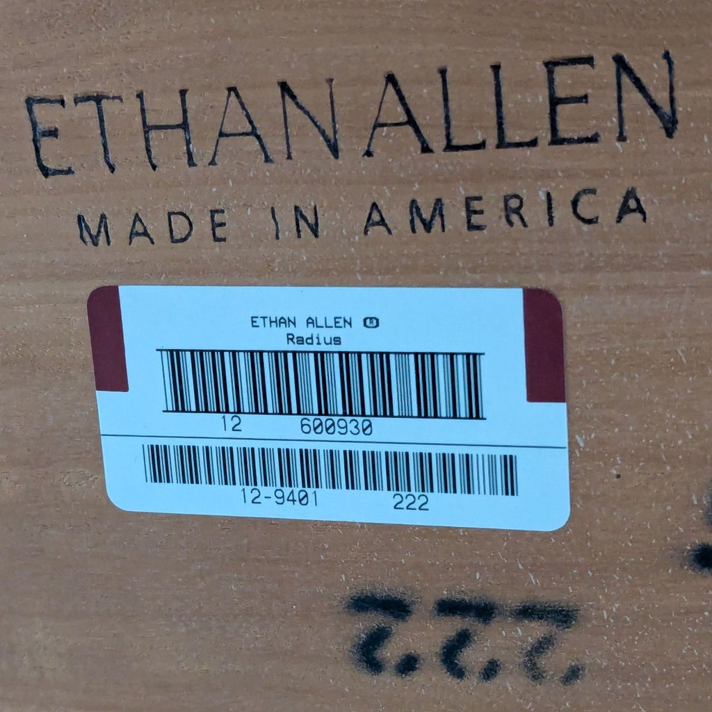 Ethan Allen Radius Console Table in Light Blond