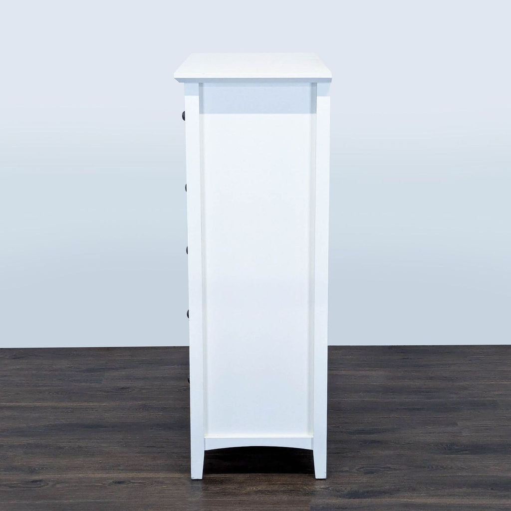 Modus Paragon White 5-Drawer Dresser with Classic Black Knobs