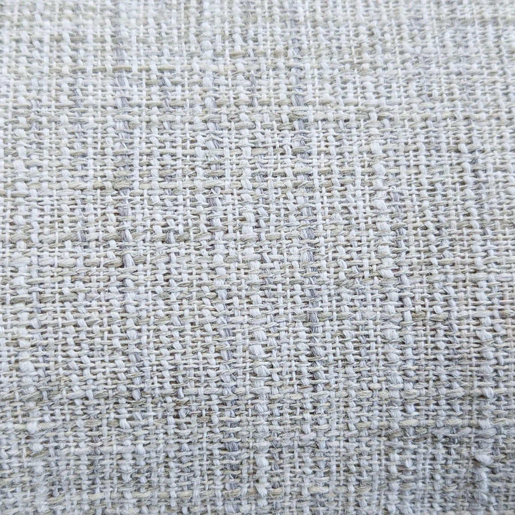 World Market Noelle Modern Light Gray 3-Seat Sofa with Wooden Legs