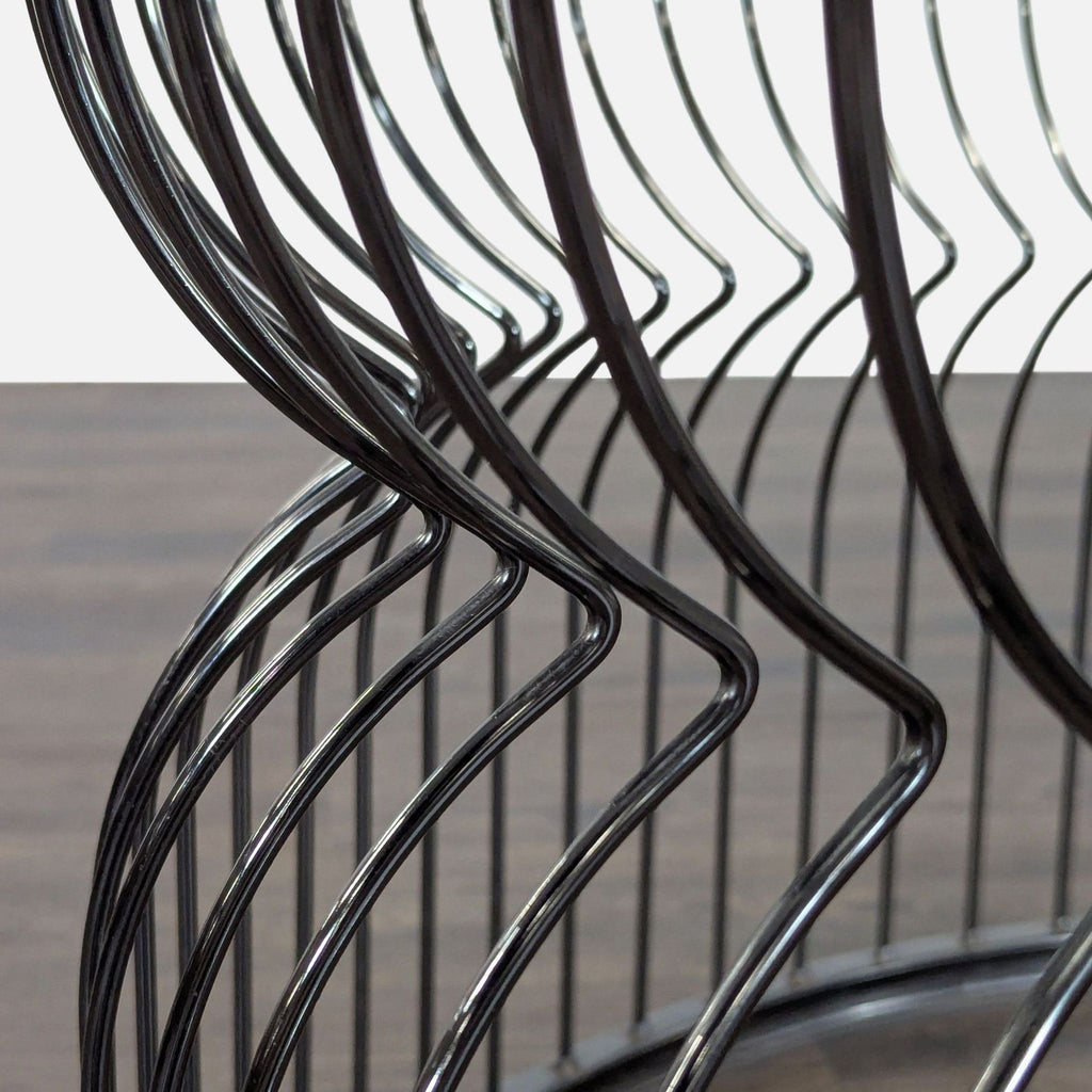 Metal Nested Base Glass Top Coffee Table